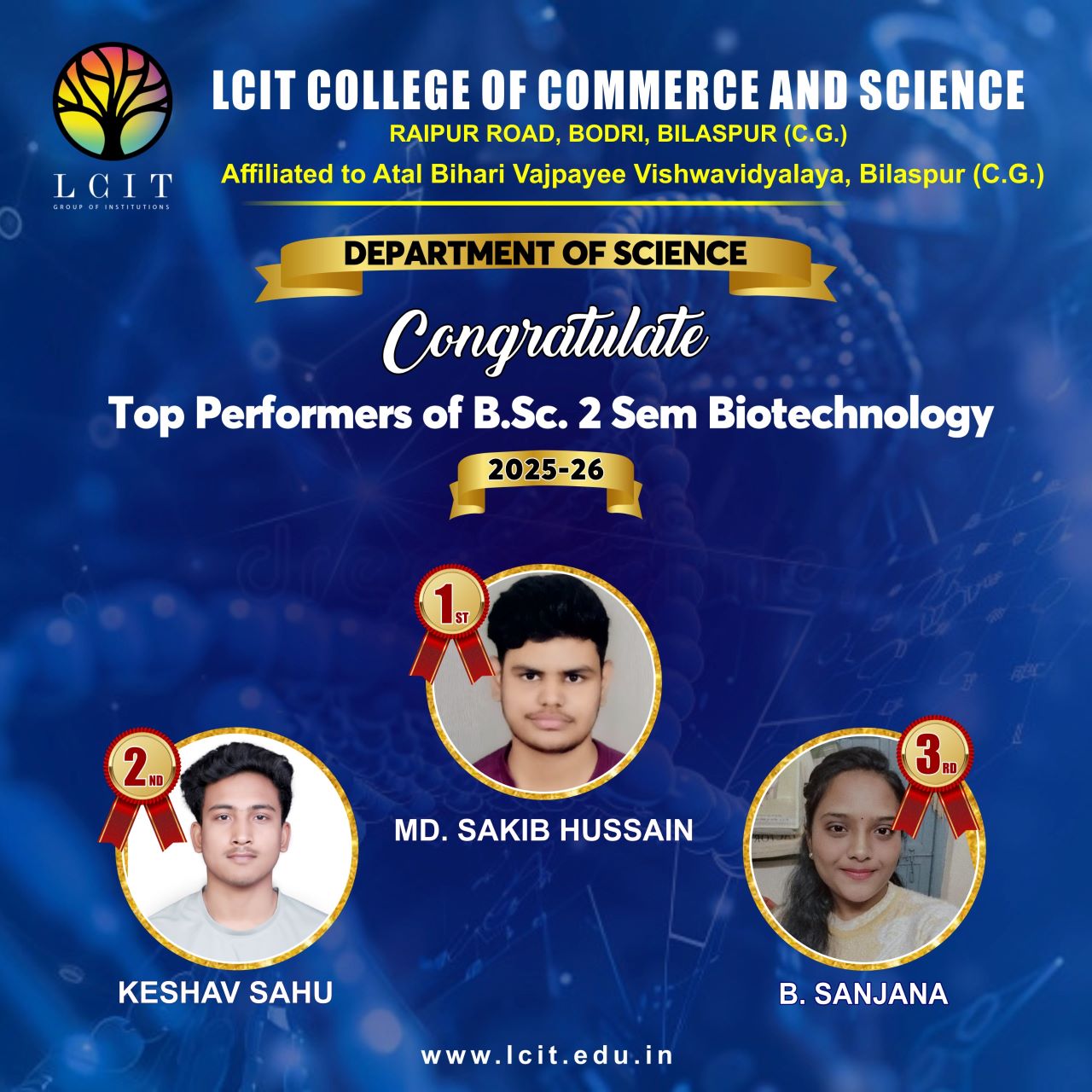 BSC Biotechnology II Sem 2025-2026