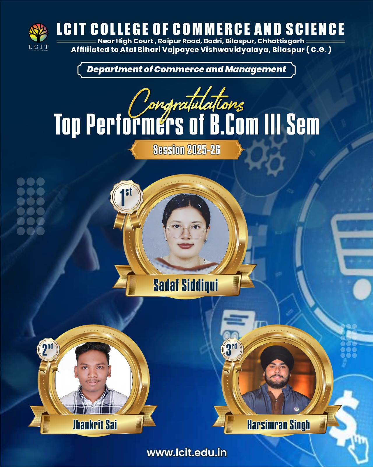 Result Bcom III-SEM 2025-26